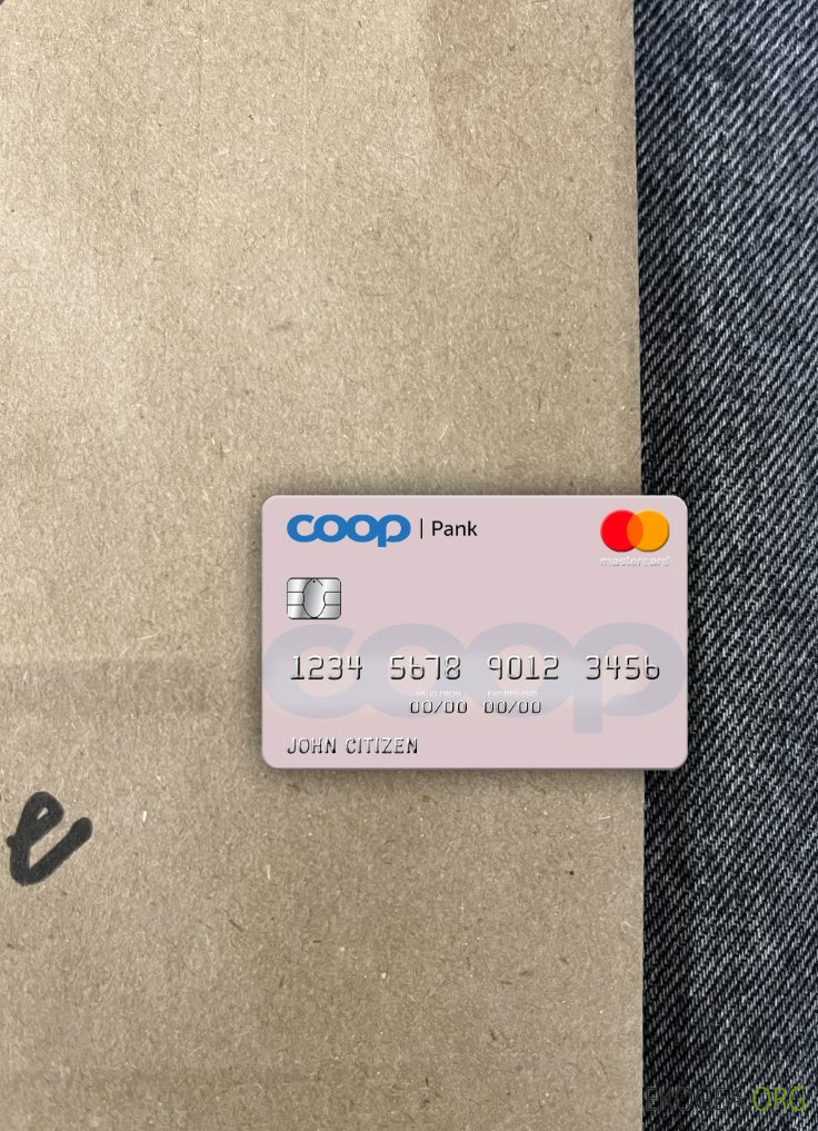 Estonie Coop Pank mastercard photolook recto